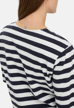 Damen Camel Active T-Shirts & Polos^T-Shirt mit Streifenmuster