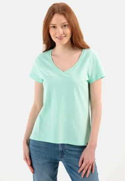 Damen Camel Active T-Shirts & Polos^T-Shirt Organic Cotton