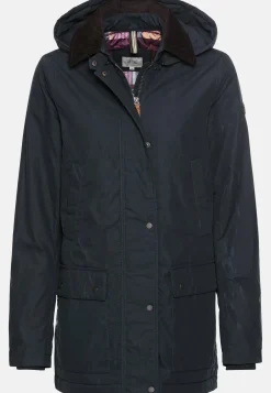 Damen Camel Active Jacken & Westen^Wachsjacke mit abnehmbarer Kapuze