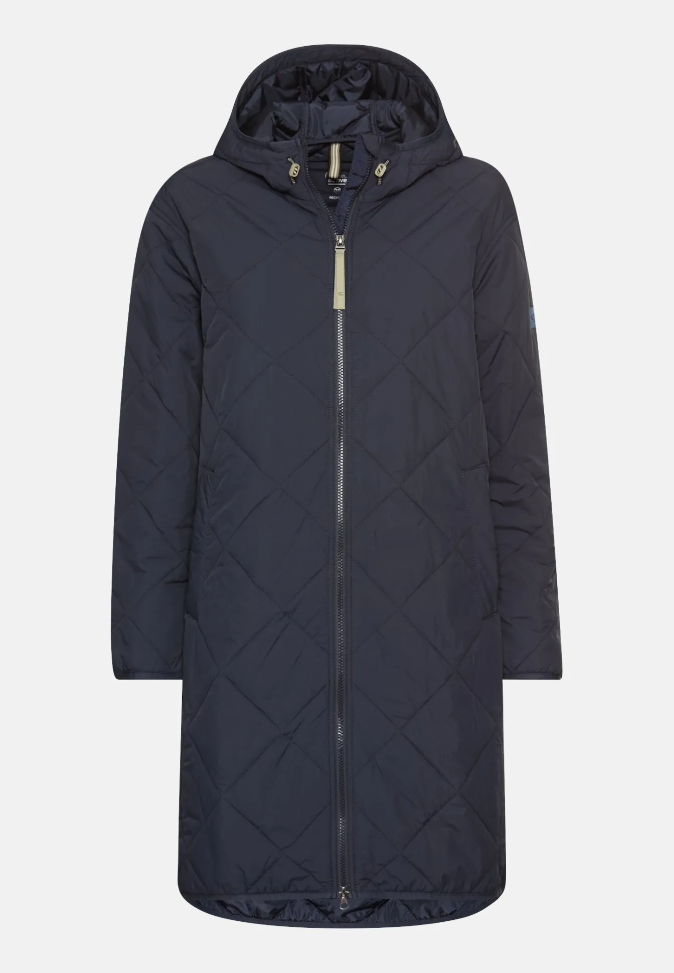 Damen Camel Active Jacken & Westen^Wasserabweisender Parka mit einem Zwei-Wege Reißverschluss