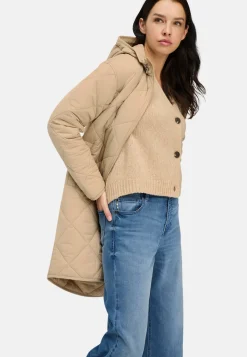 Damen Camel Active Jacken & Westen^Wasserabweisender Parka mit einem Zwei-Wege Reißverschluss