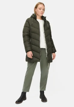 Damen Camel Active Jacken & Westen^Wattierte Jacke mit abnehmbarer Kapuze