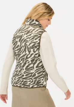 Damen Camel Active Jacken & Westen^Weste mit Animal Print