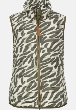 Damen Camel Active Jacken & Westen^Weste mit Animal Print