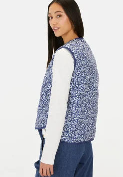 Damen Camel Active Jacken & Westen^Weste mit Blumenprint