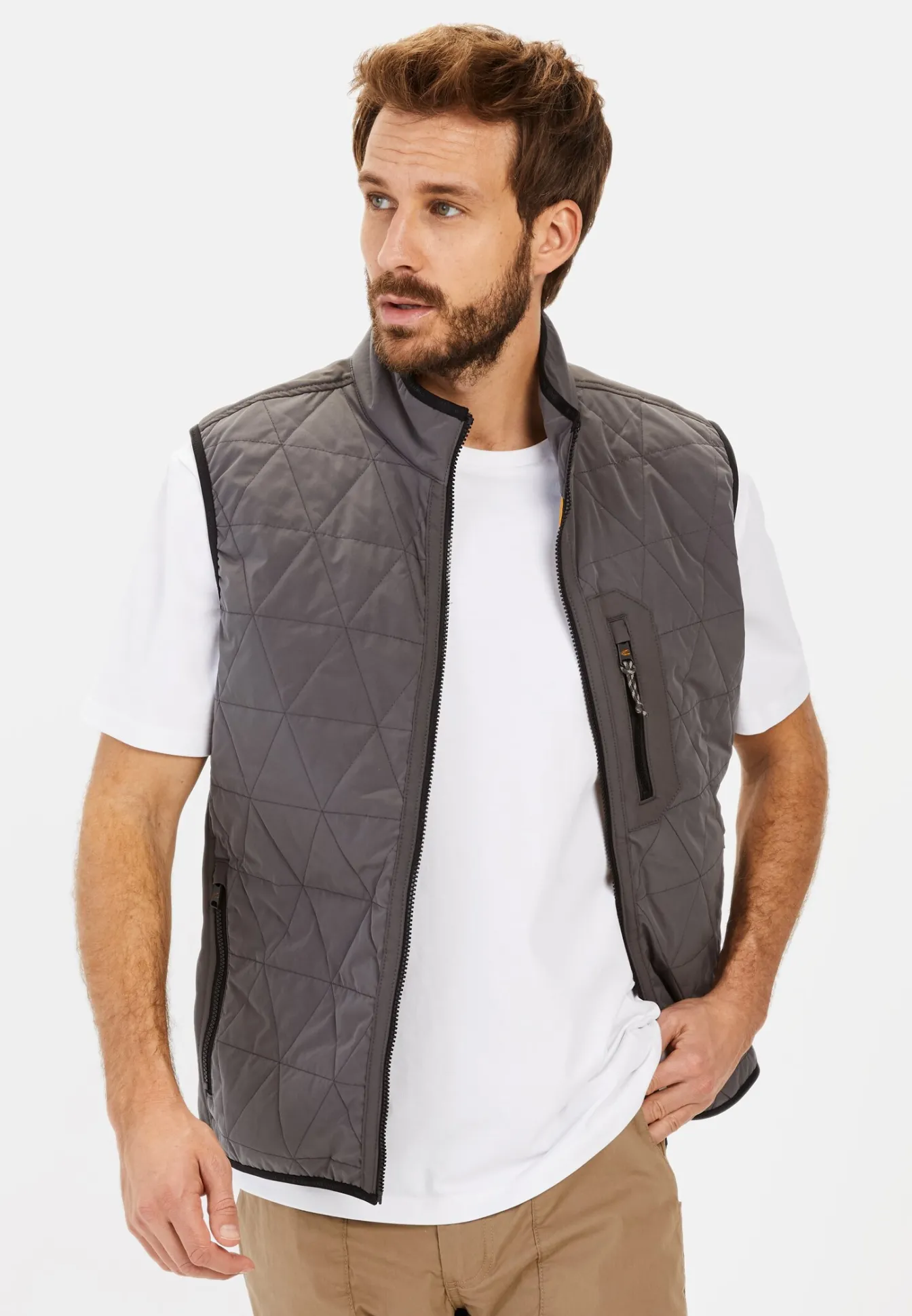 Herren Camel Active Jacken & Westen^Weste mit Stehkragen