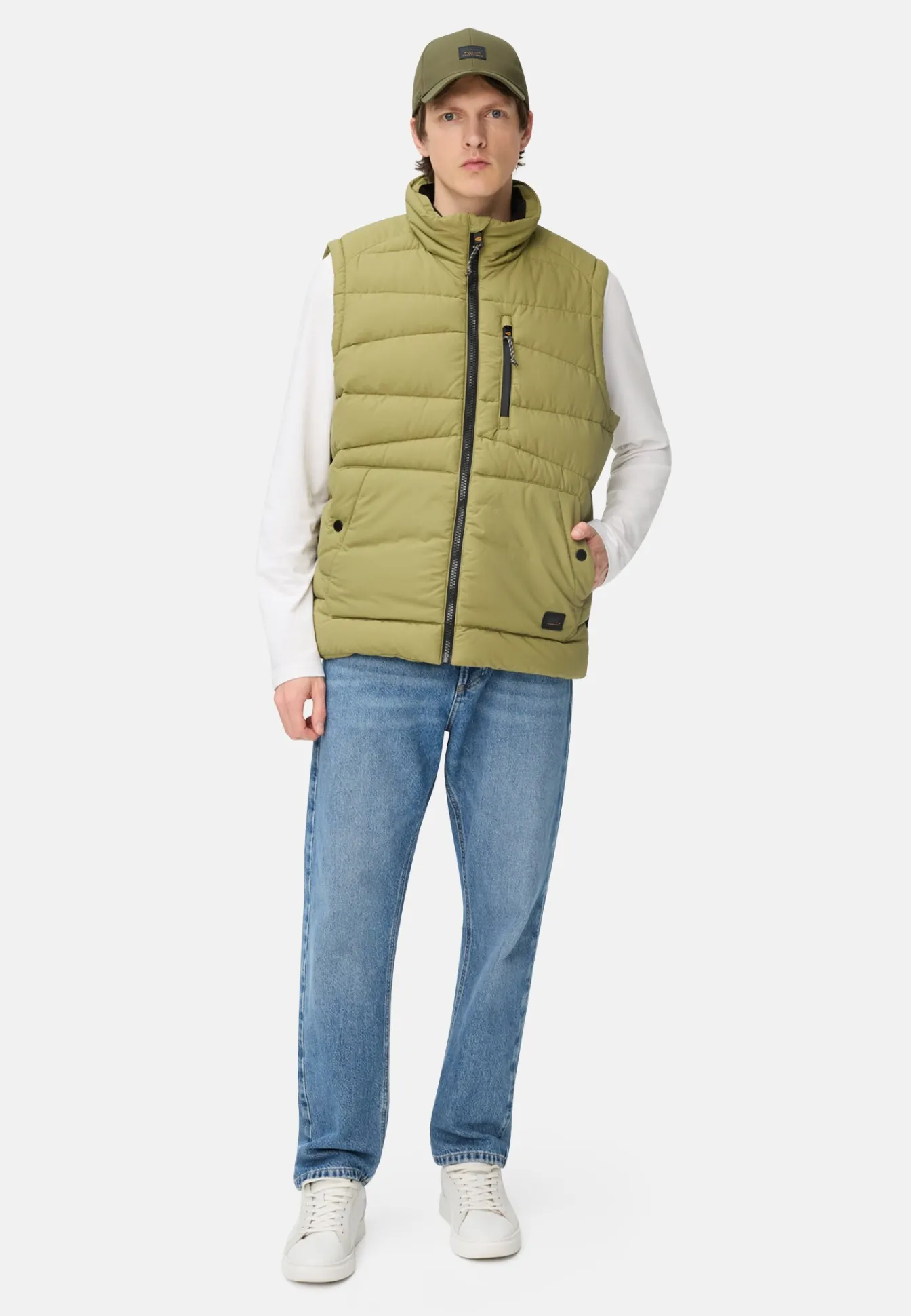 Herren Camel Active Jacken & Westen^Weste mit Stehkragen