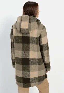 Damen Camel Active Jacken & Westen^Wollmantel mit Kapuze