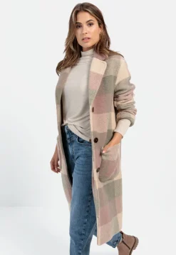 Damen Camel Active Jacken & Westen^Wollmantel mit Reverskragen