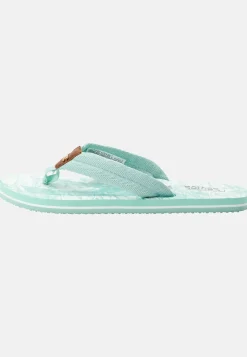 Damen Camel Active Sandalen^Zehentrenner mit floralem Print