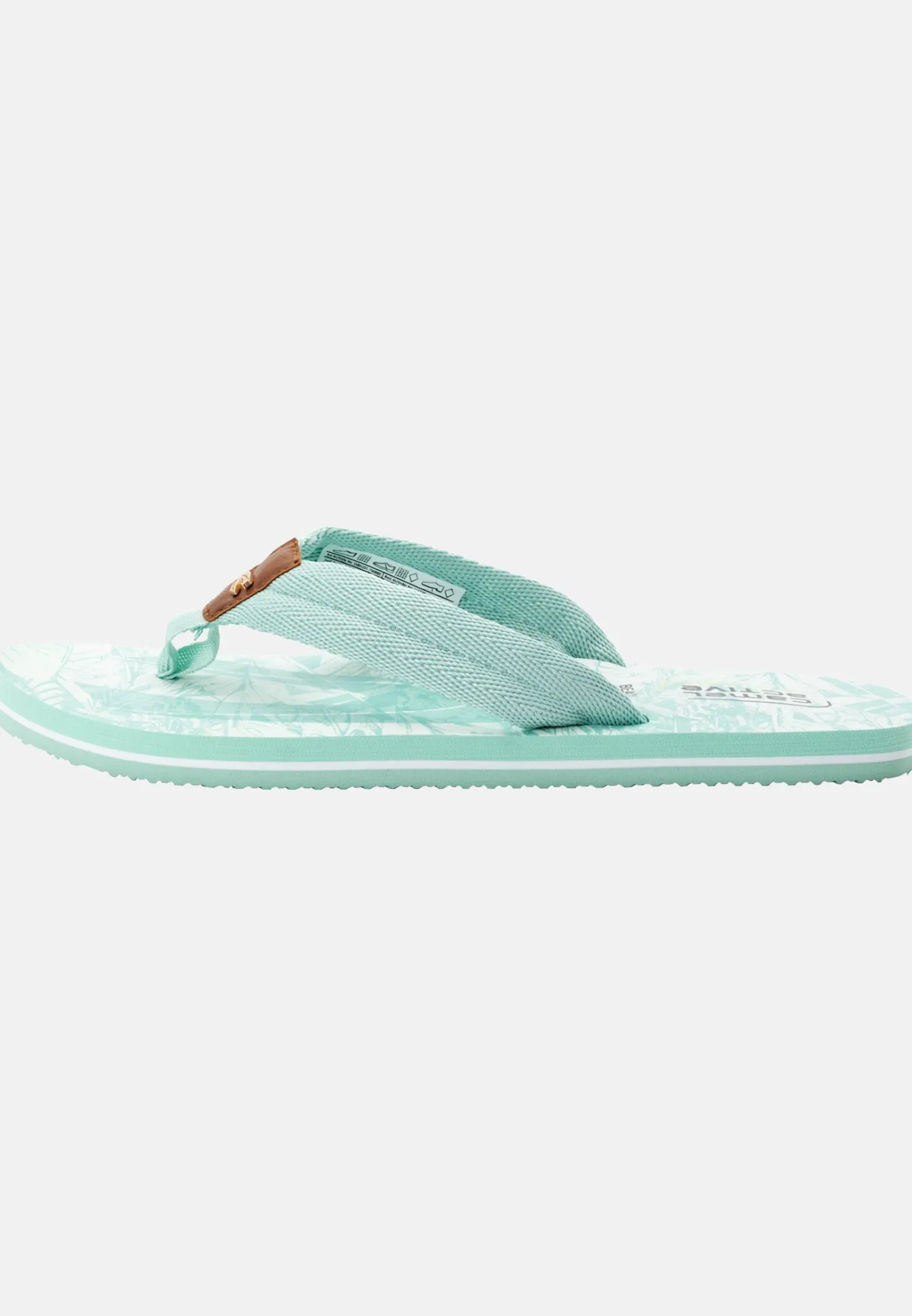 Damen Camel Active Sandalen^Zehentrenner mit floralem Print