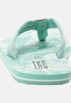 Damen Camel Active Sandalen^Zehentrenner mit floralem Print