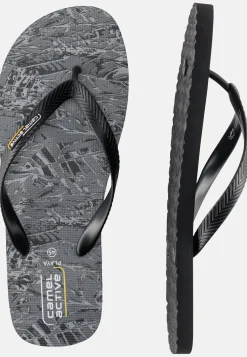 Herren Camel Active Sandalen^Zehentrenner mit Logoprint