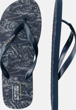 Herren Camel Active Sandalen^Zehentrenner mit Logoprint