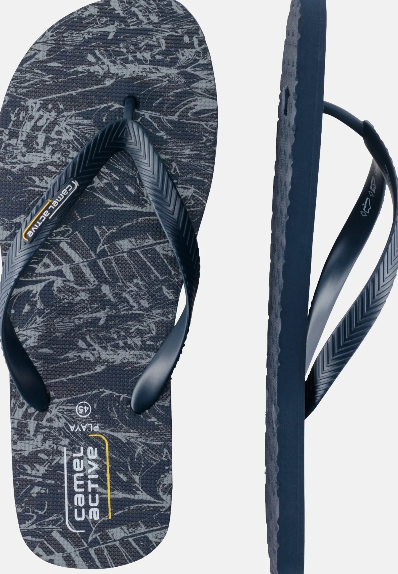 Herren Camel Active Sandalen^Zehentrenner mit Logoprint