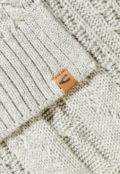Damen Camel Active Schals & Tücher^Zopfstrick-Schal aus hochwertigem Material-Mix